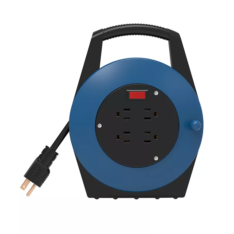 4 Steckdosen USB -Plastikkabelrollen 20ft