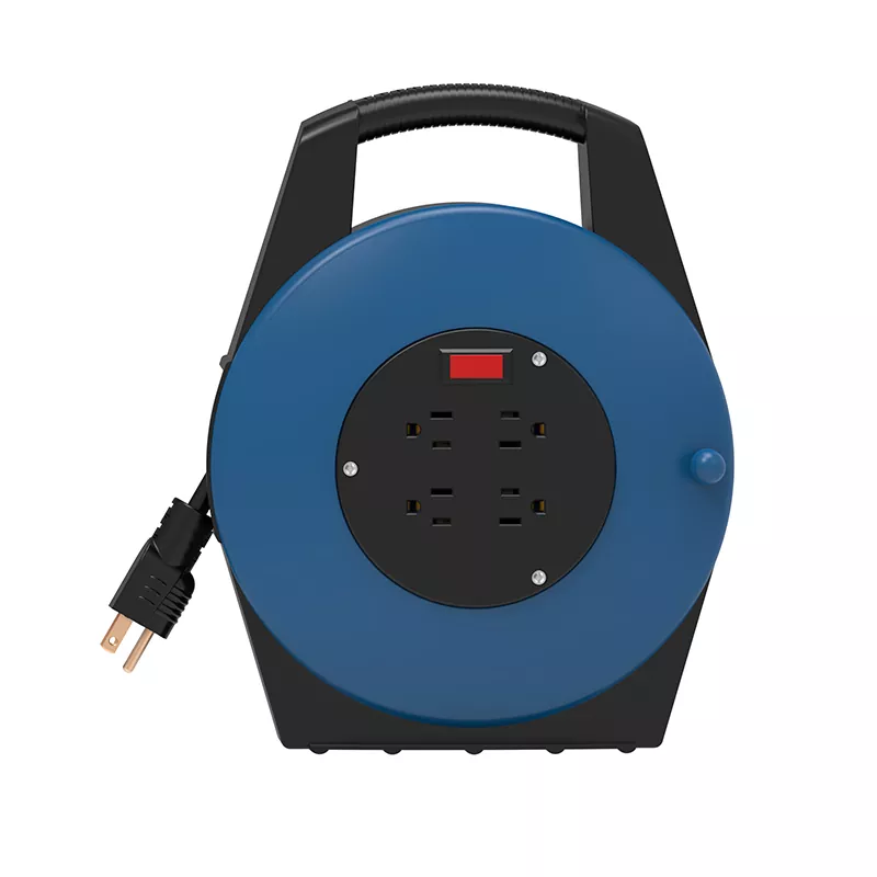 4 Steckdosen USB -Plastikkabelrollen 46ft